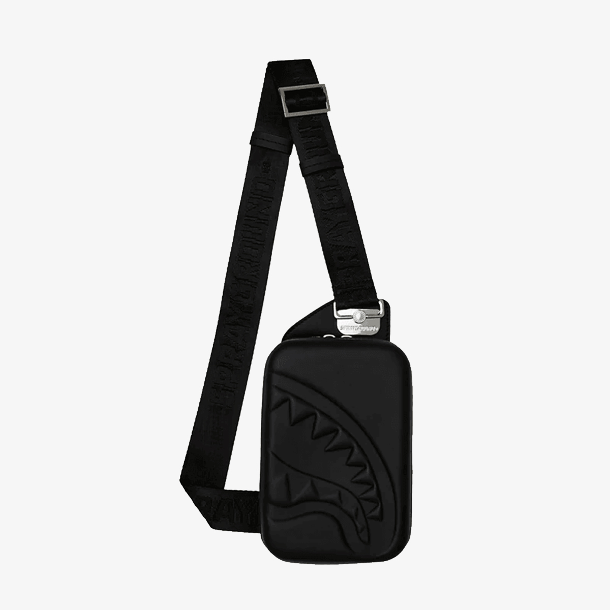 PRINTED ZIPPER HARD-SHELL SLING 