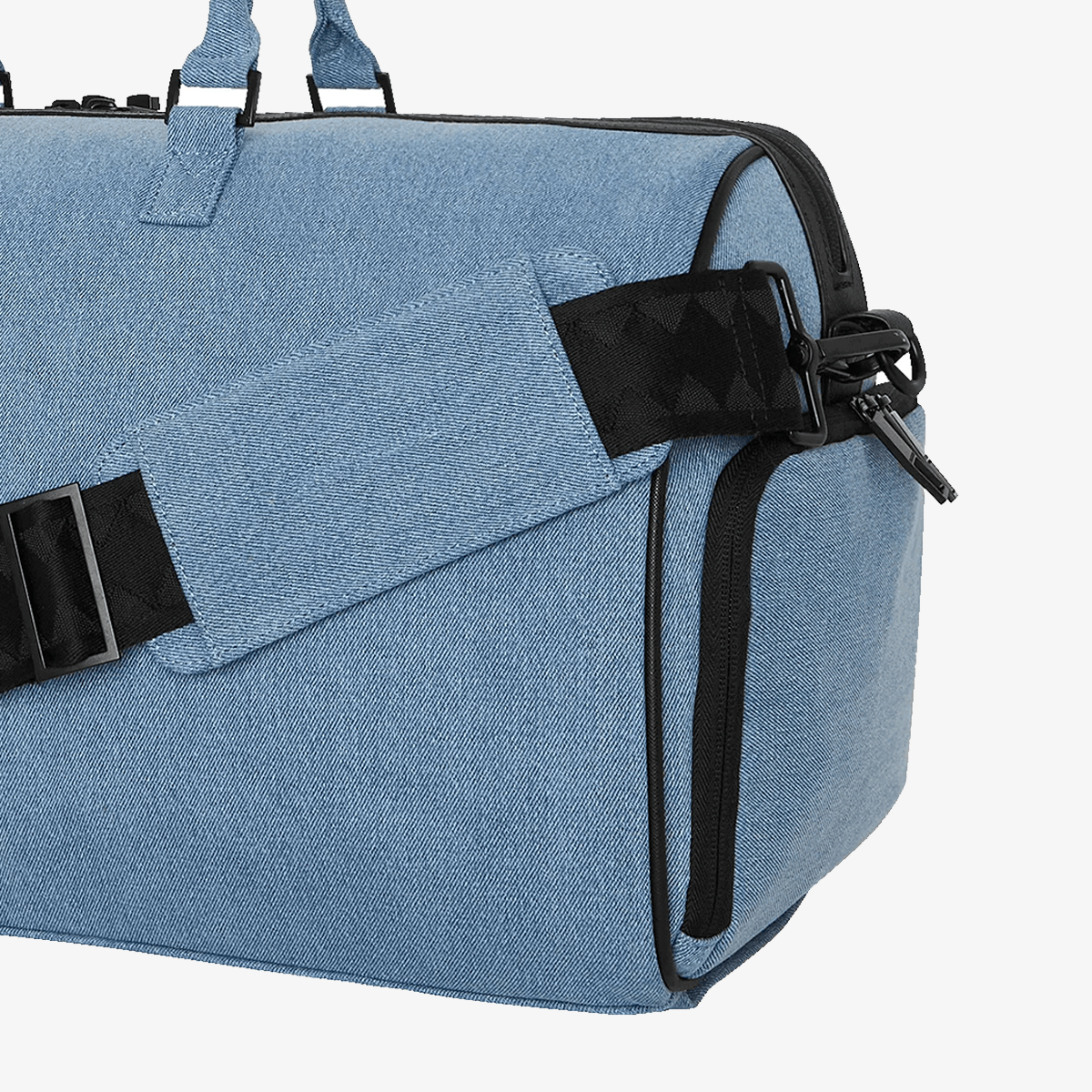 DENIM SHARK DUFFLE 