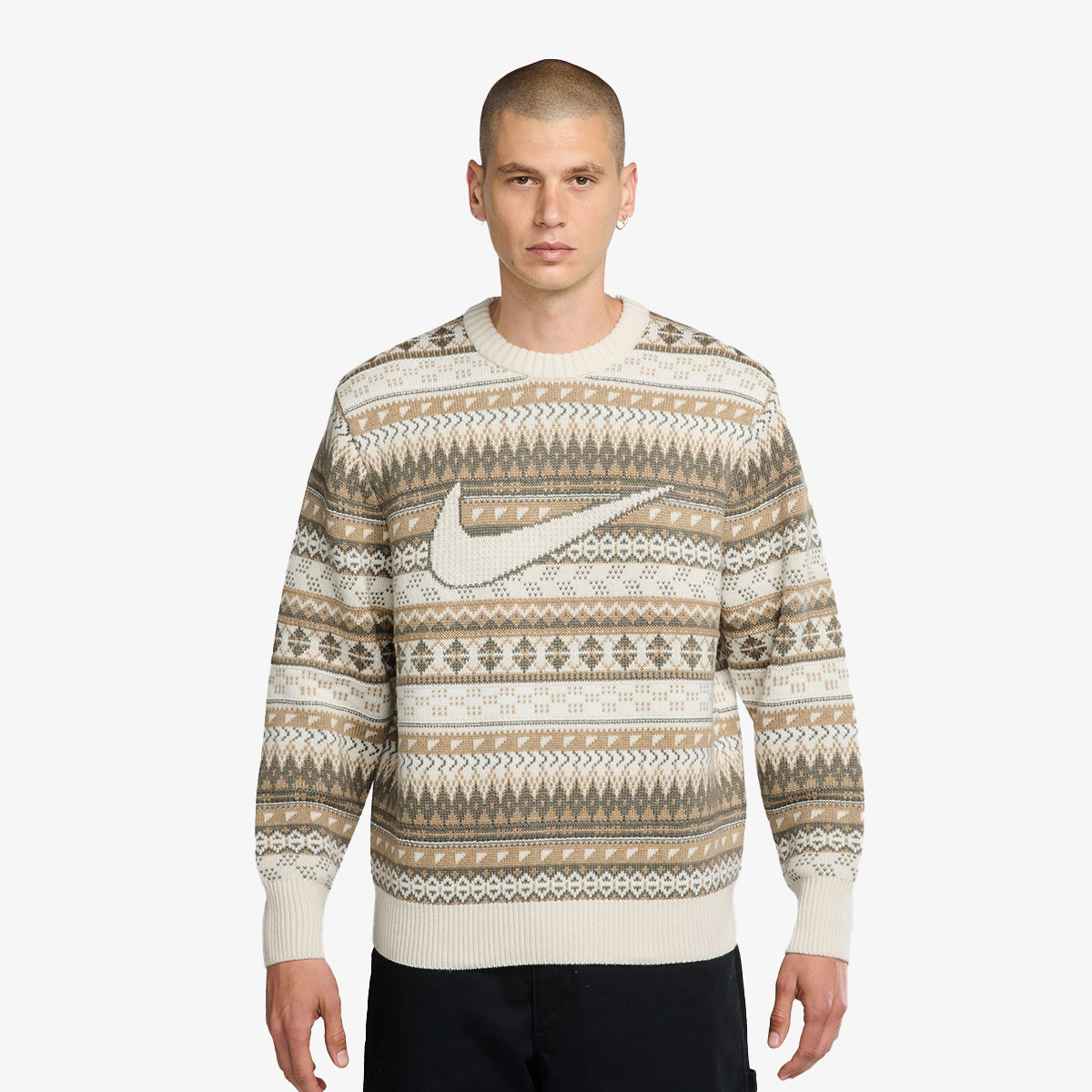 M NL FAIR ISLE CREW SWEATER 