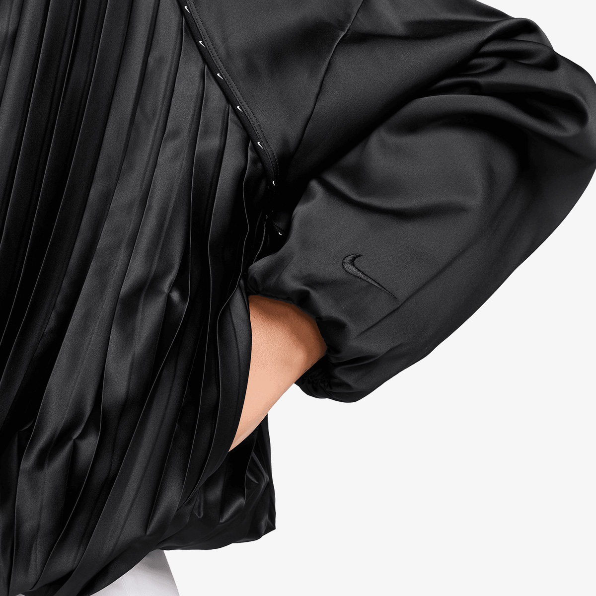 W NSW CLLCTN PLEATD TRK JKT 