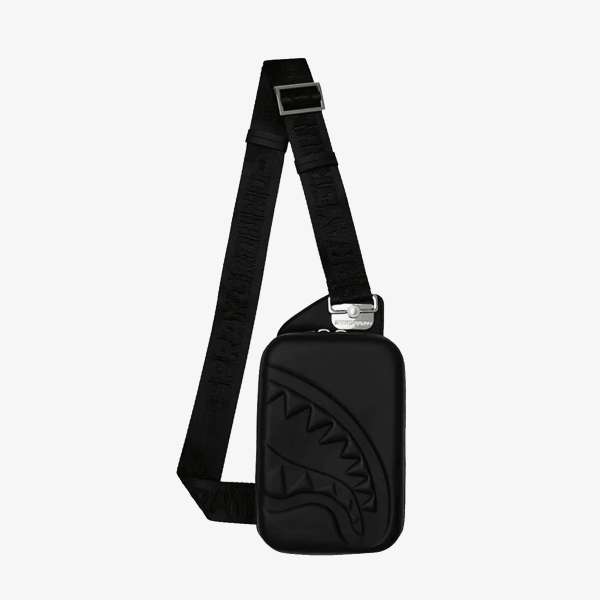 PRINTED ZIPPER HARD-SHELL SLING 