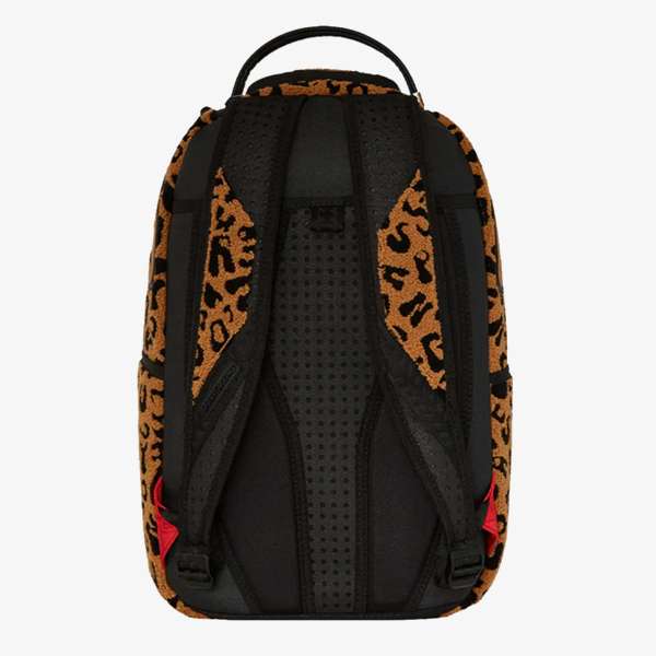 CHENILLE CHEETAH BACKPACK 