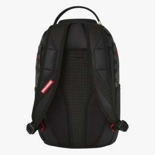 BLACK PUFFER GREY CHECK BACKPACK 