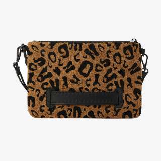 CHENILLE CHEETAH POUCHETTE 