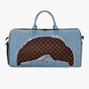 DENIM SHARK DUFFLE