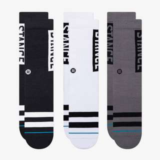 A556C20OG3-BLW STANCE OG 3 PACK BLACKWHI 