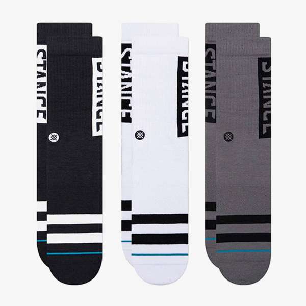 A556C20OG3-BLW STANCE OG 3 PACK BLACKWHI 