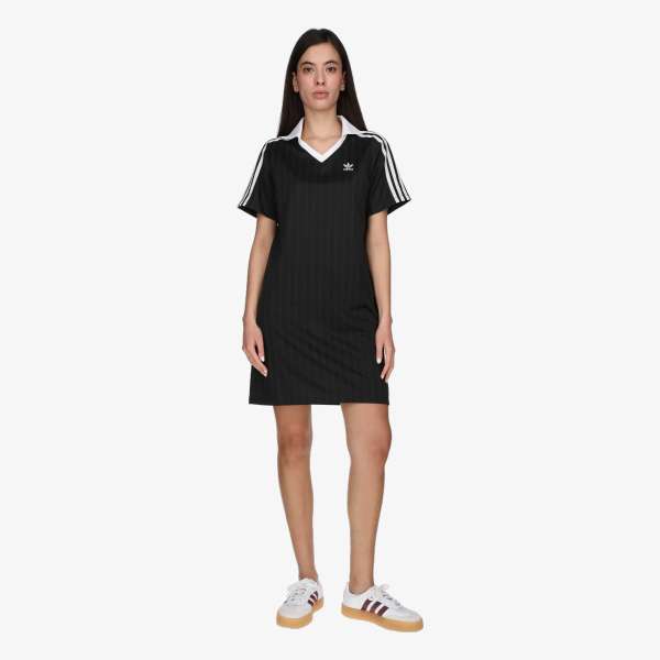 V-NECK SS DRESS 