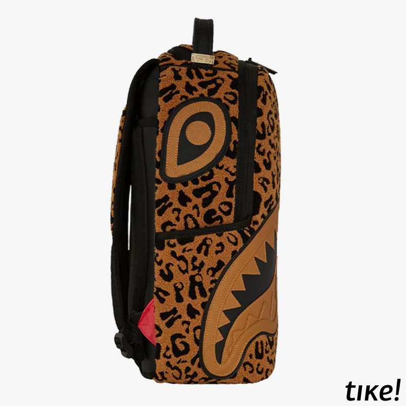 CHENILLE CHEETAH BACKPACK 