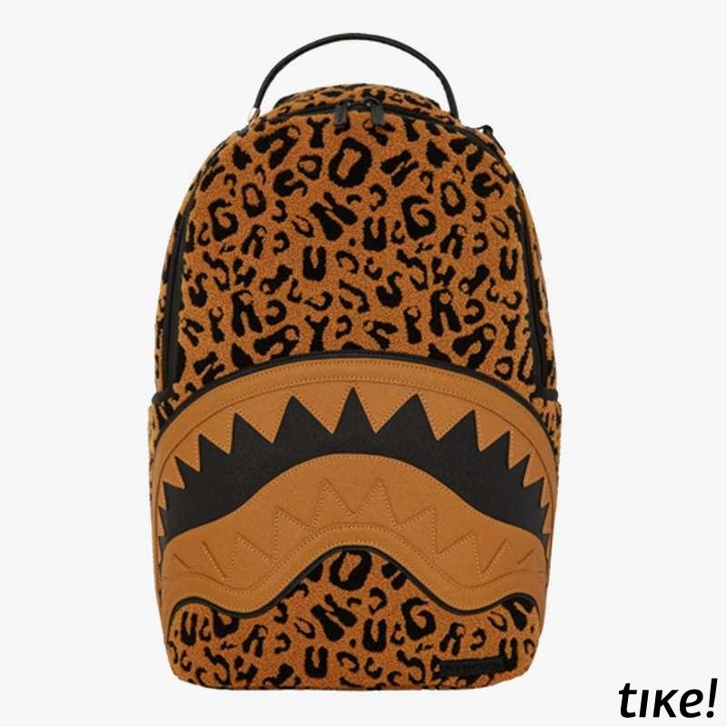 CHENILLE CHEETAH BACKPACK 