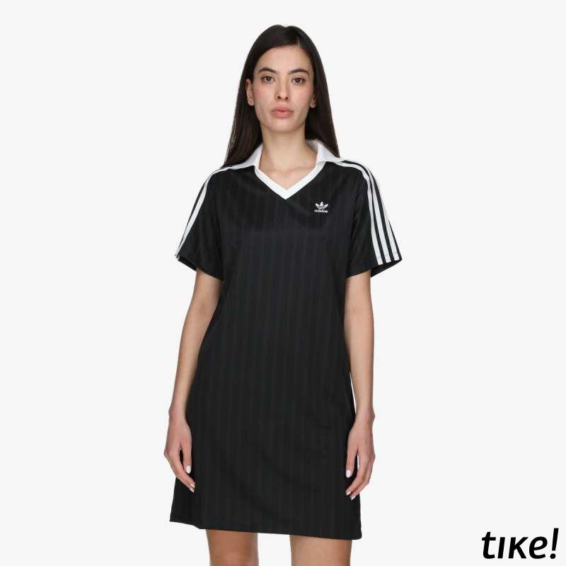 V-NECK SS DRESS 
